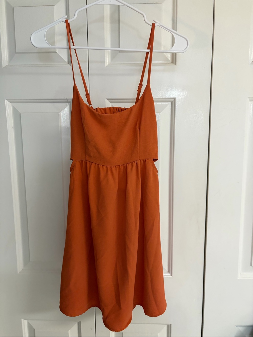 Altar’d State Orange Spaghetti Strap Sundress